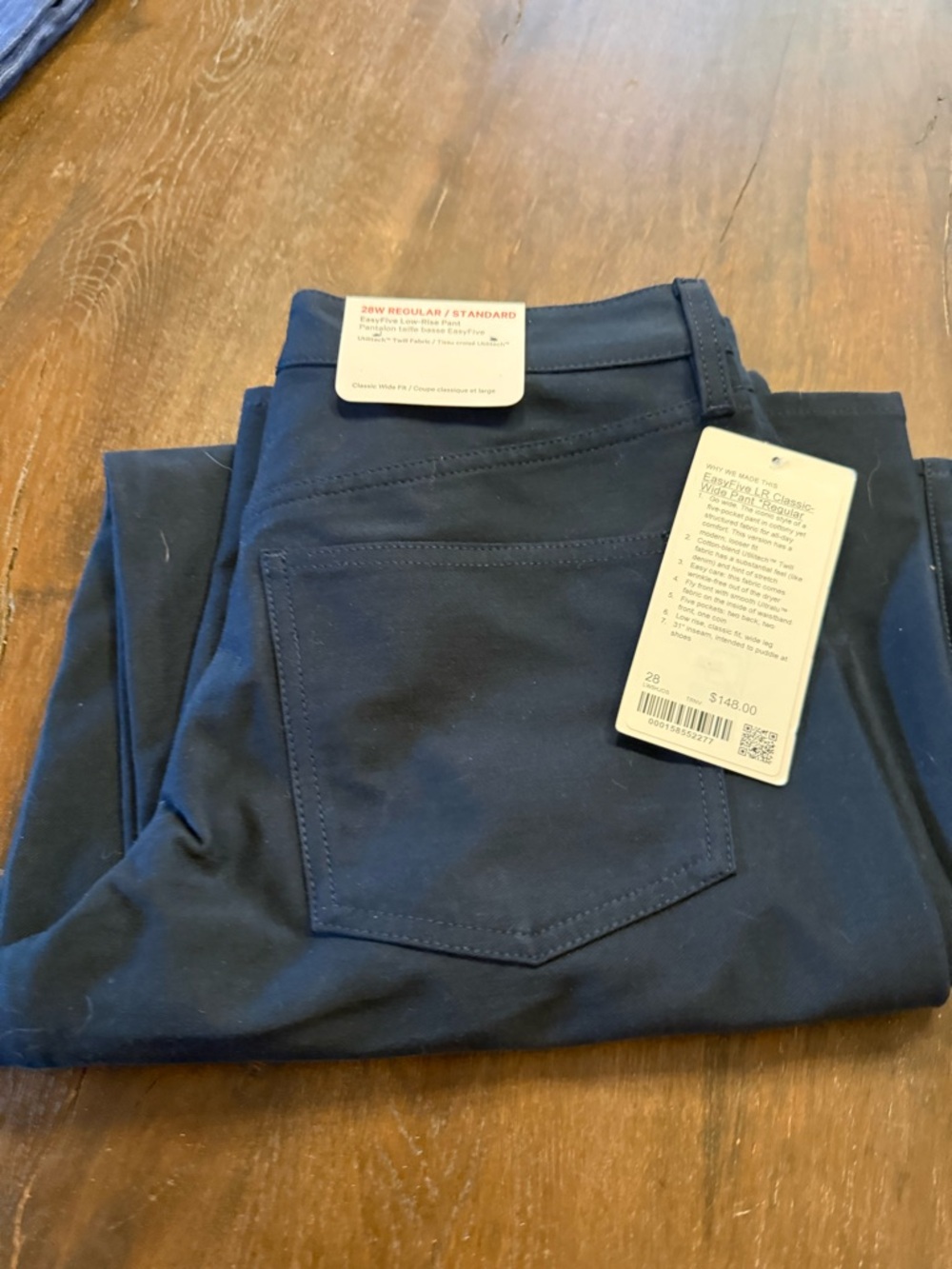 NWT lululemon Men's Navy Jeans